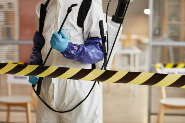 Professional Biohazard Cleanup technician working in Troy, NY
